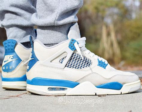 jordan 4 military blue retail.